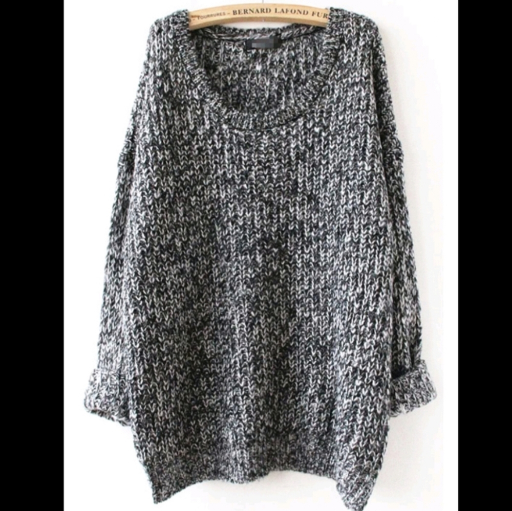 Shein Gray Loose Sweater